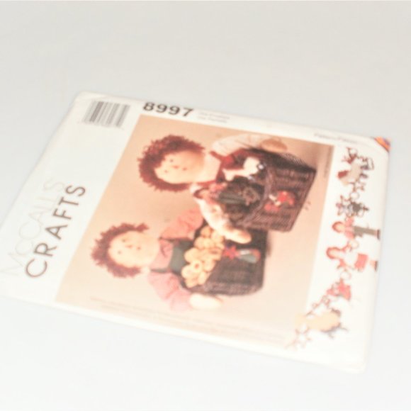 1997 McCall's Crafts RAGGEDY ANN & ANDY CHRISTMAS #8997 Vintage - Picture 4 of 4